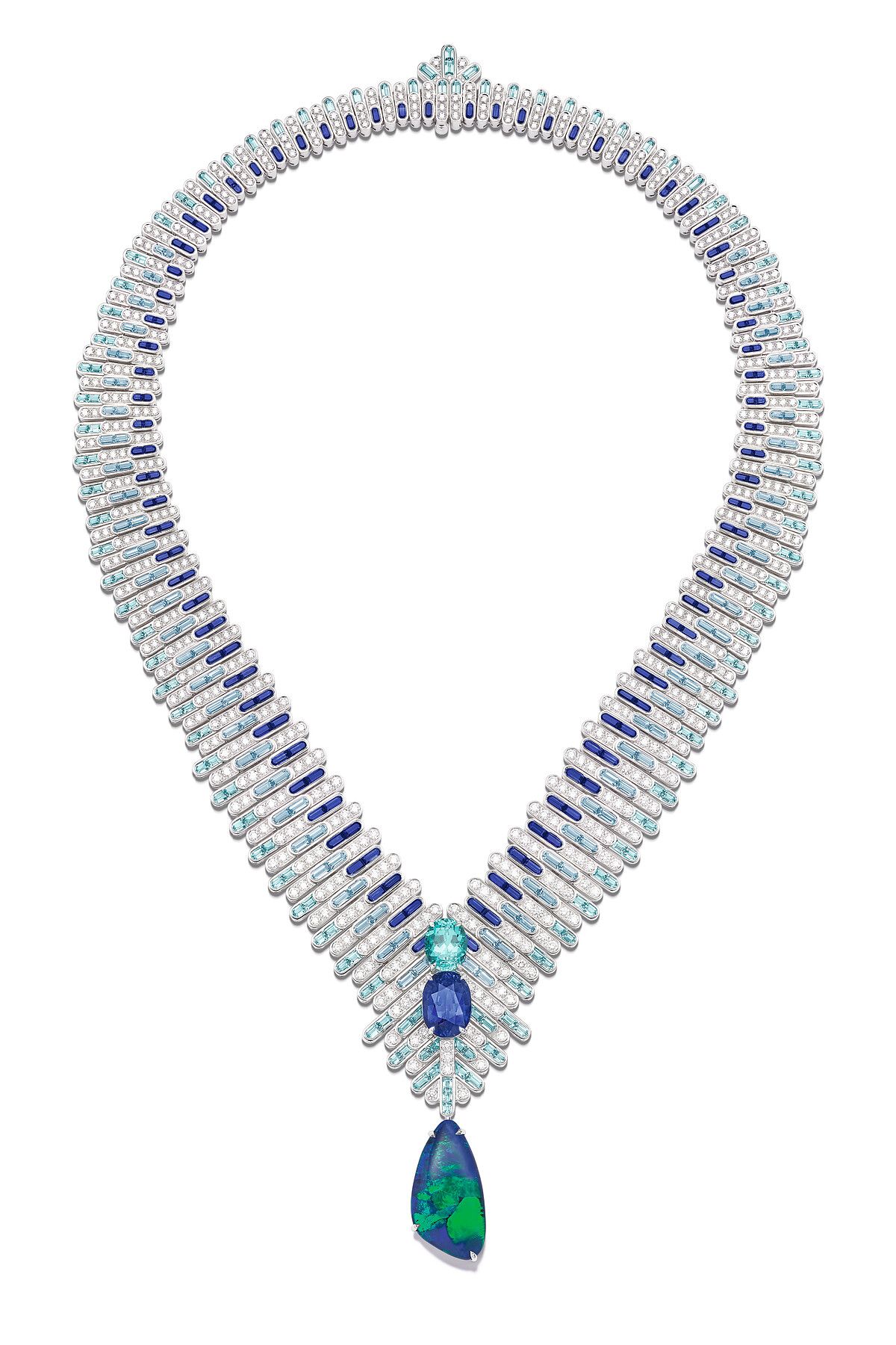 Piaget Colours of Extraleganza 2026 Blue Illusions high jewellery necklace